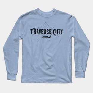 Traverse City Michigan Gift for Midwest Lover Long Sleeve T-Shirt